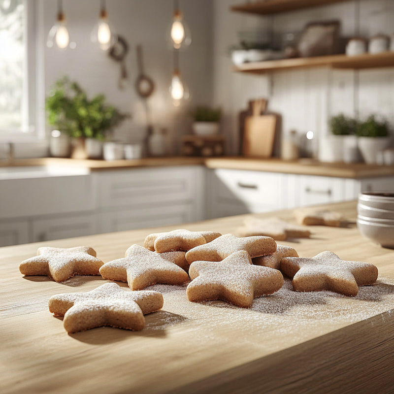 Festive Cinnamon Star Cookies