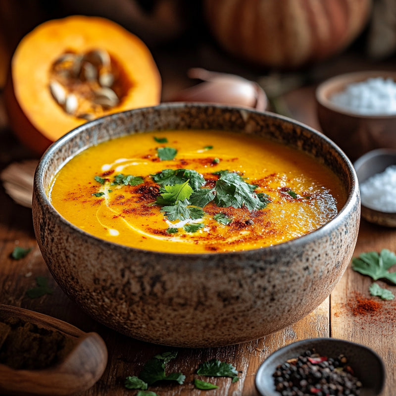 **Spicy Coconut Pumpkin Soup**