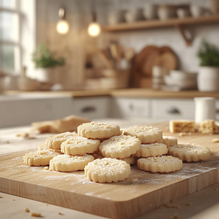 Almond Bliss Shortbread Cookies