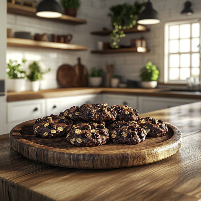 Chocolate Oatmeal Raisin Cookies