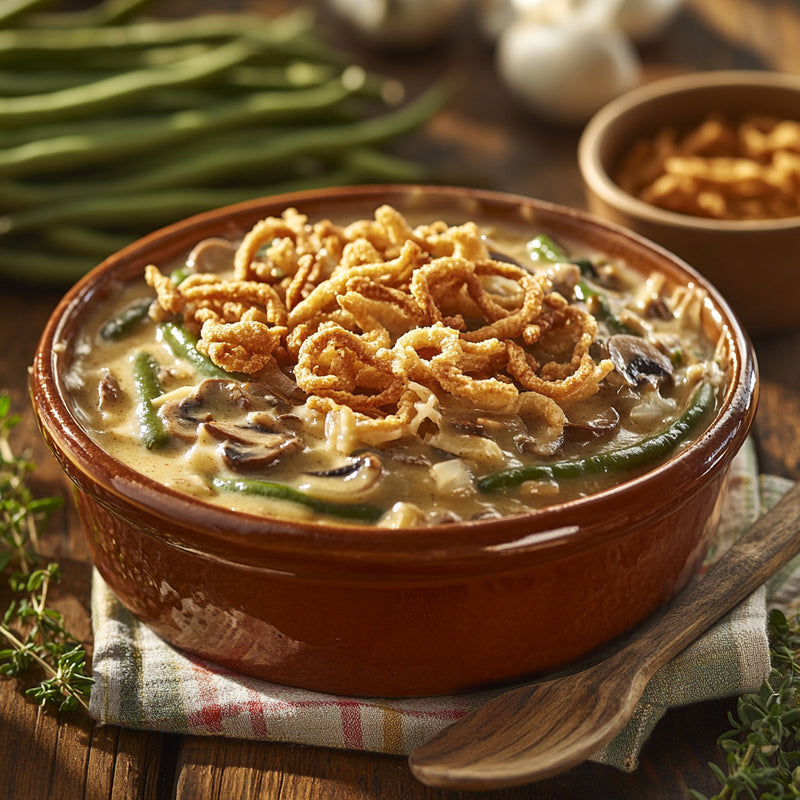 Creamy Dairy-Free Green Bean Casserole