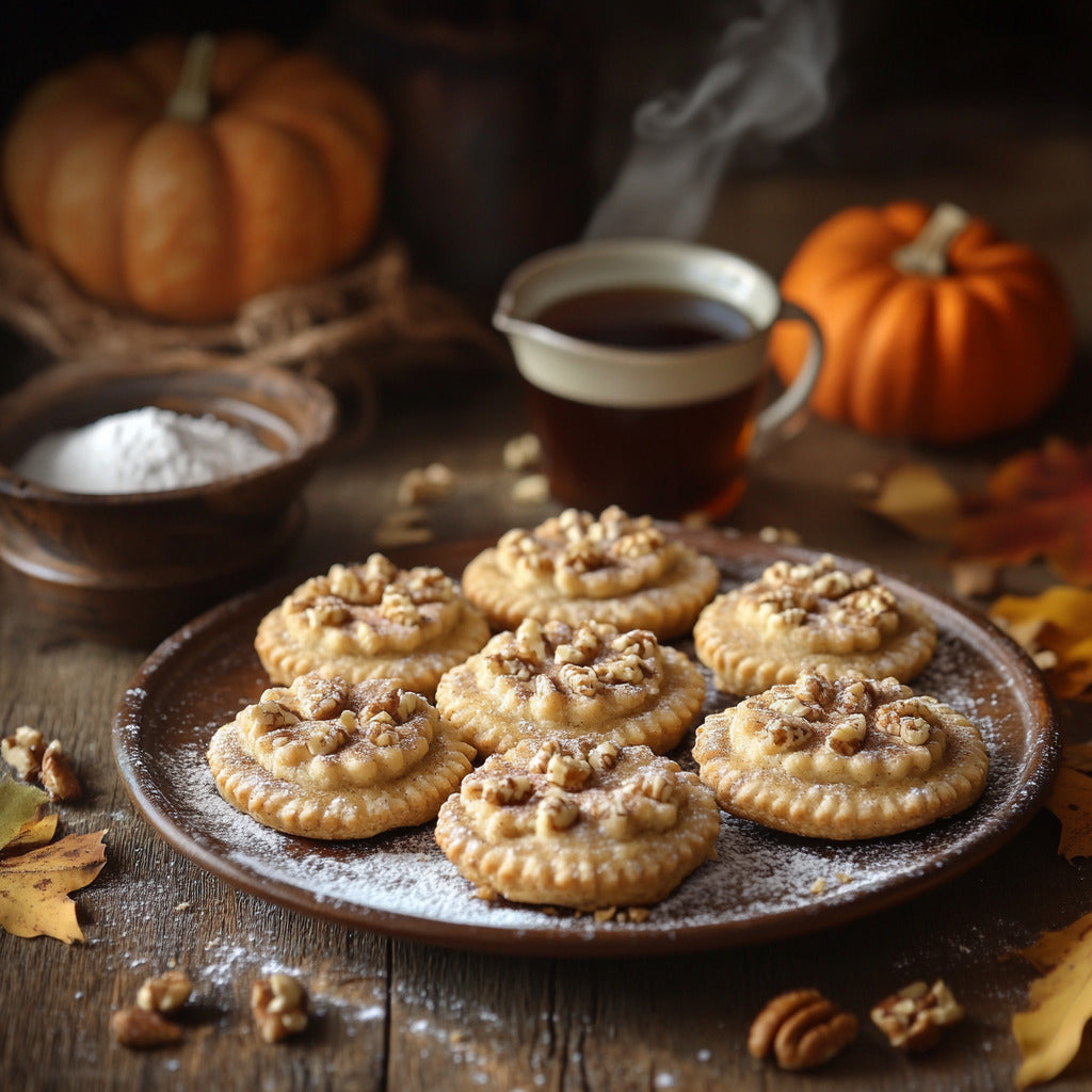 Pumpkin Walnut Pie Cookies