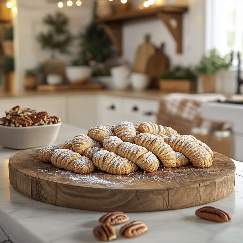 **Pecan Crescent Cookies**