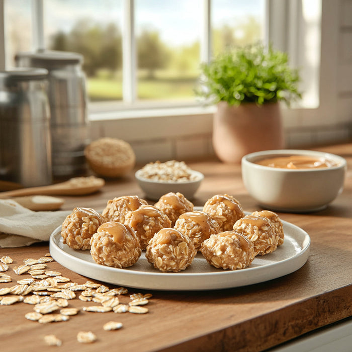 No-Bake Peanut Butter Oatmeal Bites