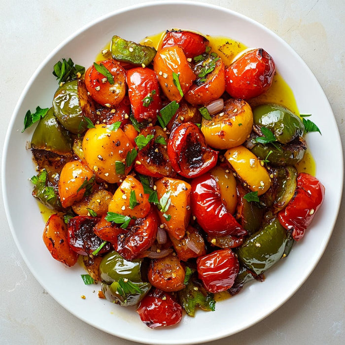 easyChef Pro Algerian Roasted Bell Pepper and Tomato Medley