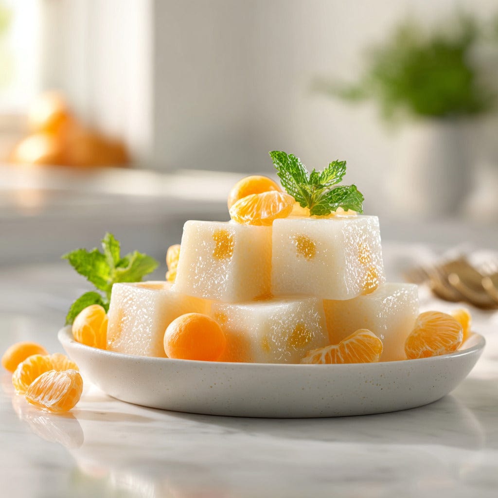 easyChef Pro Almond Mandarin Gelatin