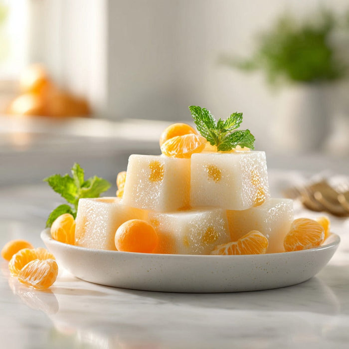 easyChef Pro Almond Mandarin Gelatin