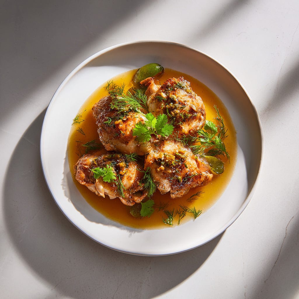 easyChef Pro Apricot-Spiced Chicken with Lime Zing