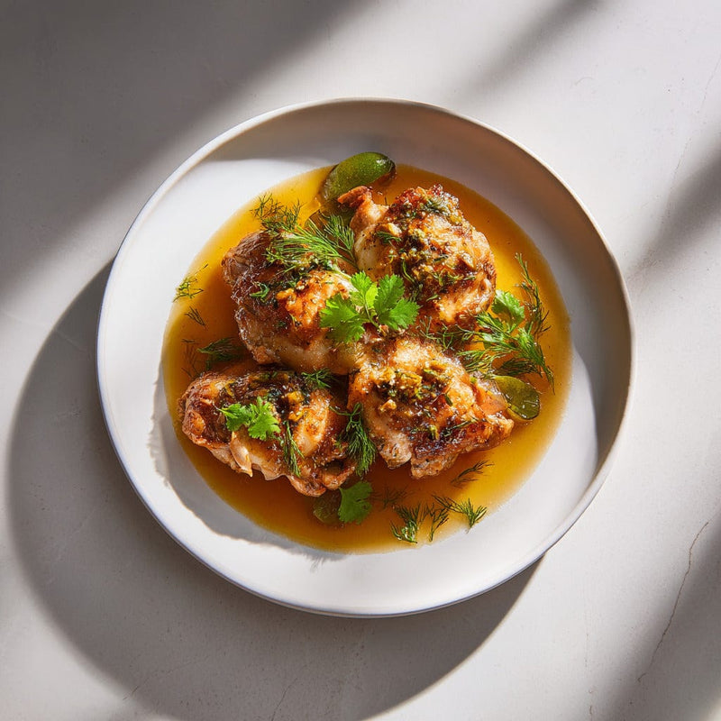 easyChef Pro Apricot-Spiced Chicken with Lime Zing