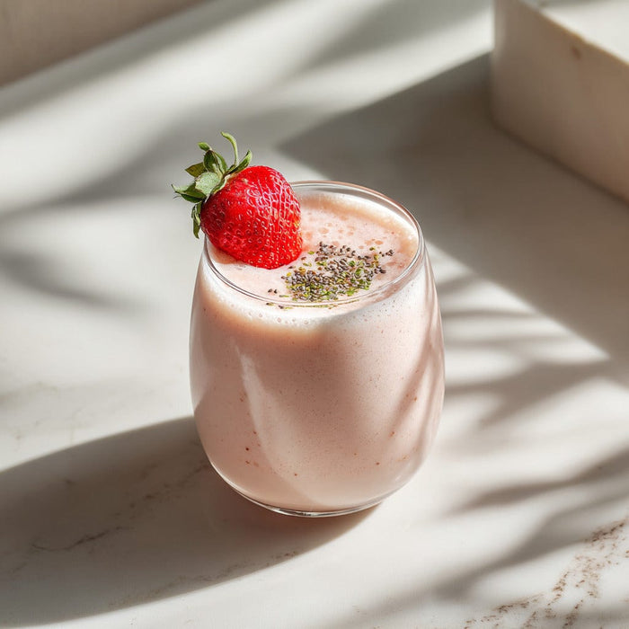 easyChef Pro Asian Pear and Strawberry Smoothie