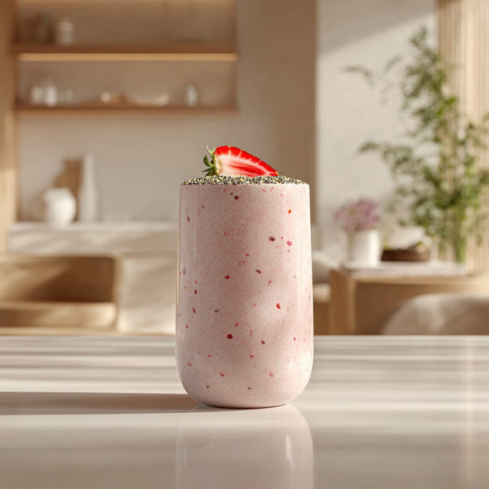 easyChef Pro Asian Pear and Strawberry Smoothie
