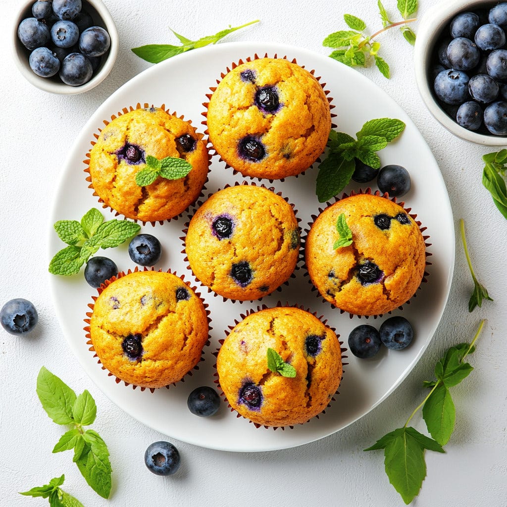 easyChef Pro Autumn Blueberry Pumpkin Muffins