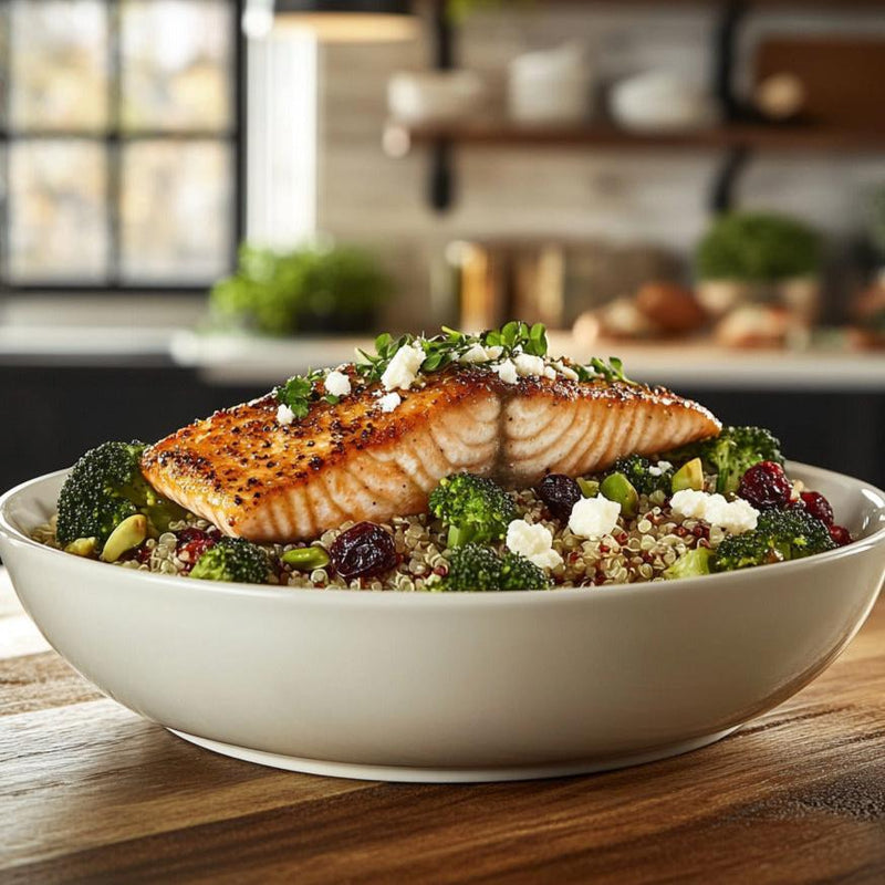 easyChef Pro Autumn Harvest Salmon Bowls