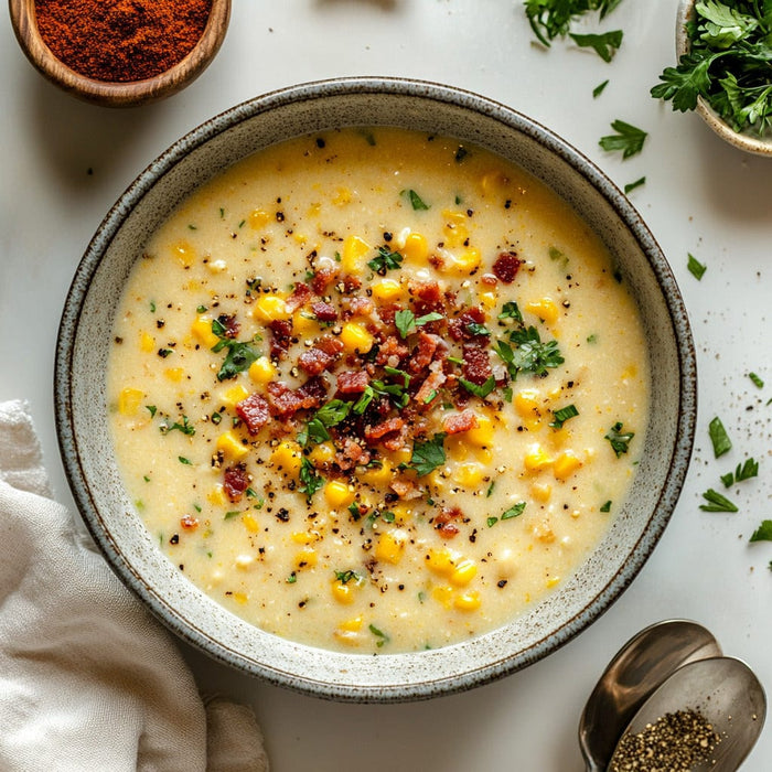easyChef Pro Bacon-Infused Corn Chowder