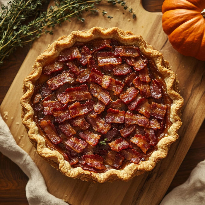 easyChef Pro Bacon-Infused Pumpkin Pie