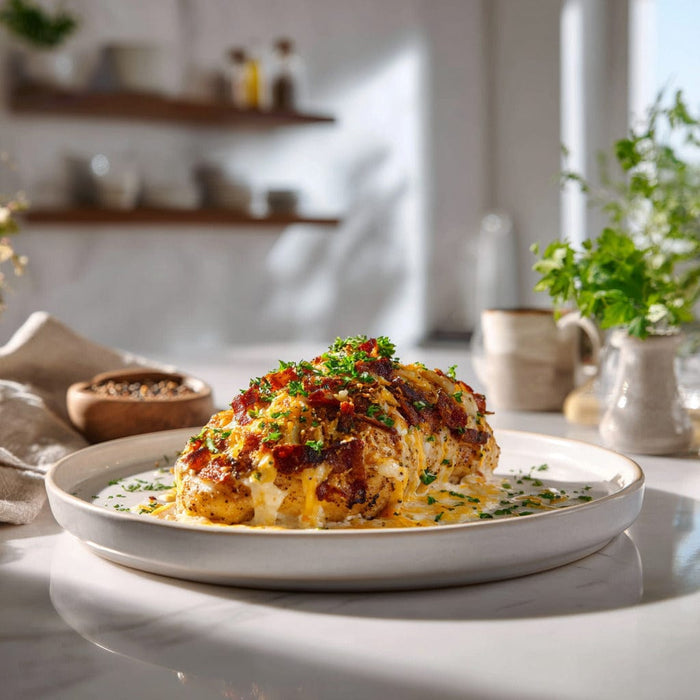 easyChef Pro Bacon-Parmesan Ranch Chicken Bake