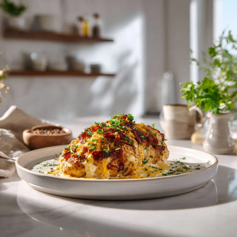 easyChef Pro Bacon-Parmesan Ranch Chicken Bake