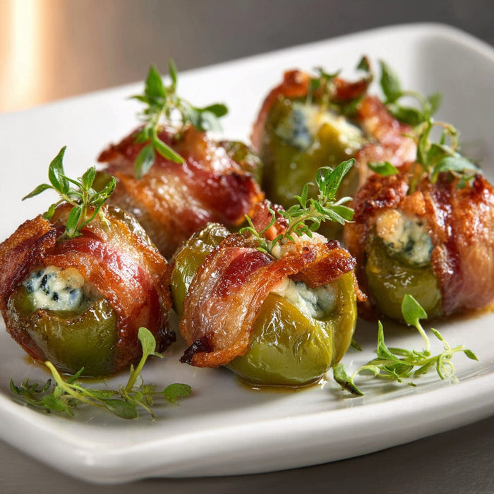 easyChef Pro Bacon-Stuffed Pepperoncini Bites