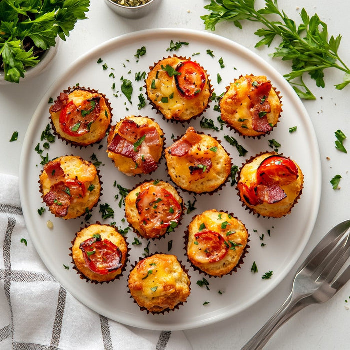 easyChef Pro Bacon & Tomato Biscuit Bites