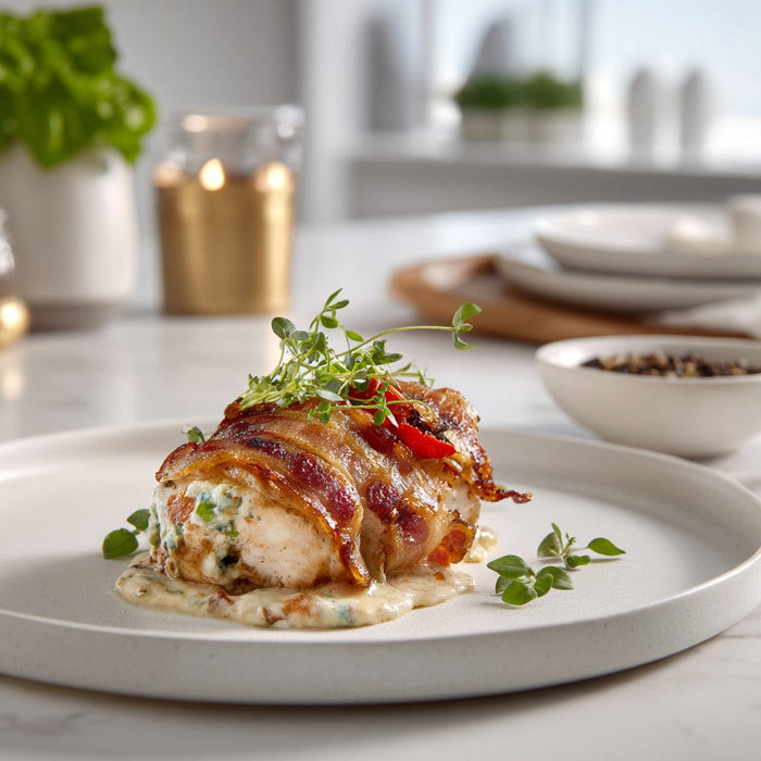 easyChef Pro Bacon-Wrapped Cream Cheese Chicken