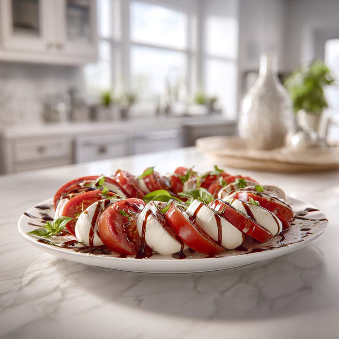 easyChef Pro Balsamic-Glazed Caprese Salad with Fresh Basil