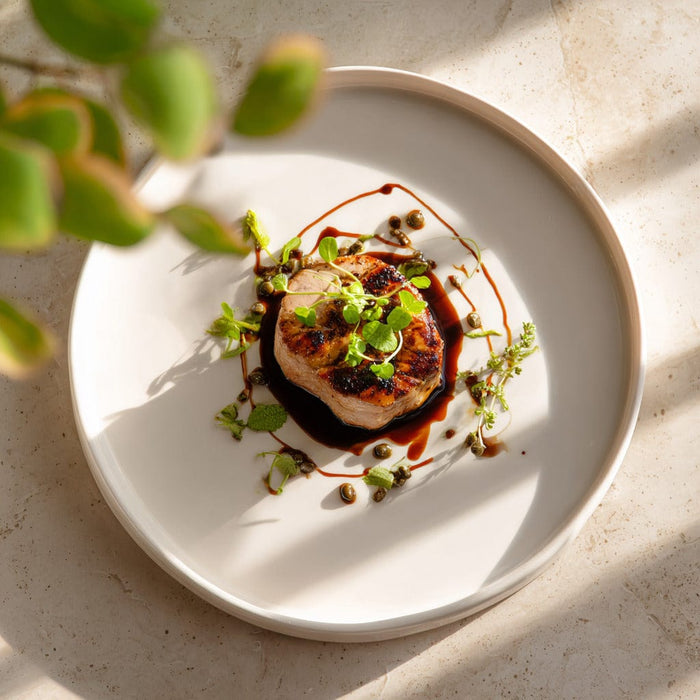 easyChef Pro Balsamic Lemon Pork Medallions with Capers