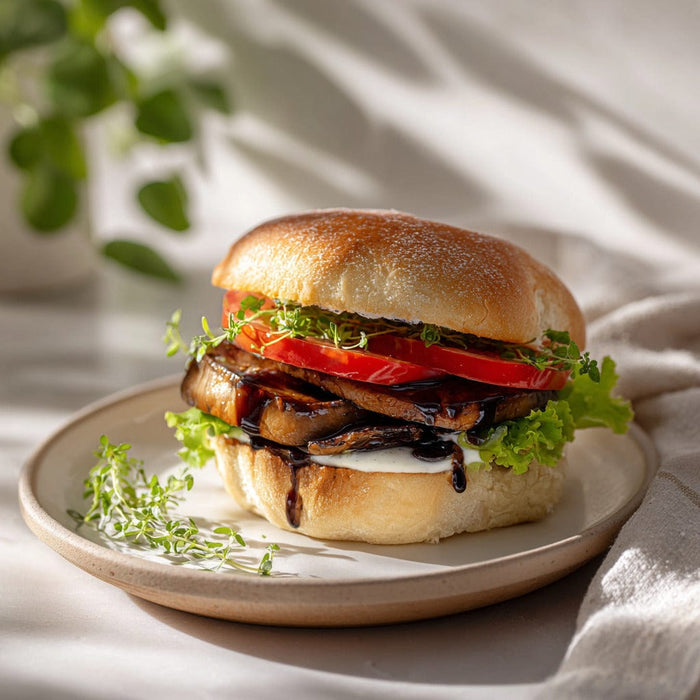 easyChef Pro Balsamic Portobello Mushroom Sandwiches with Caper Aioli