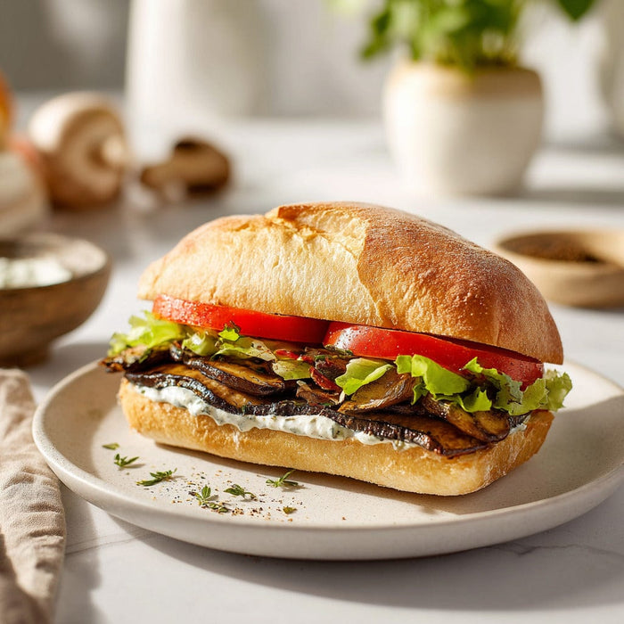 easyChef Pro Balsamic Portobello Mushroom Sandwiches with Caper Aioli