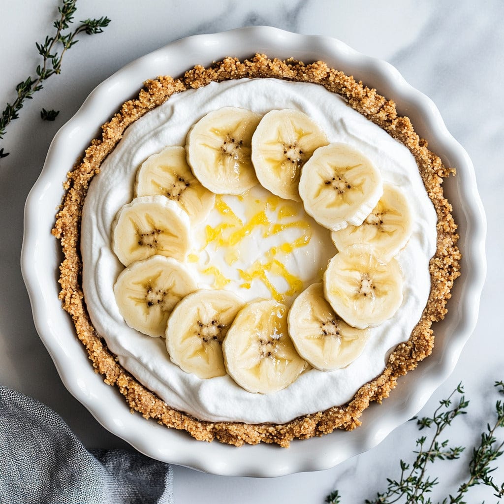 easyChef Pro Banana Cream No-Bake Pie