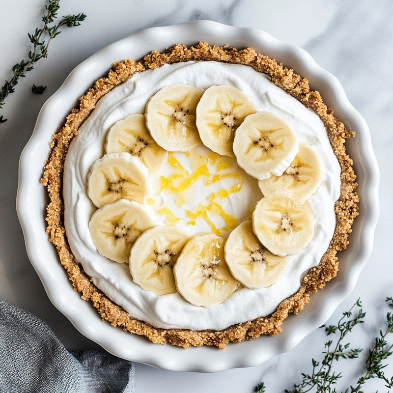 easyChef Pro Banana Cream No-Bake Pie