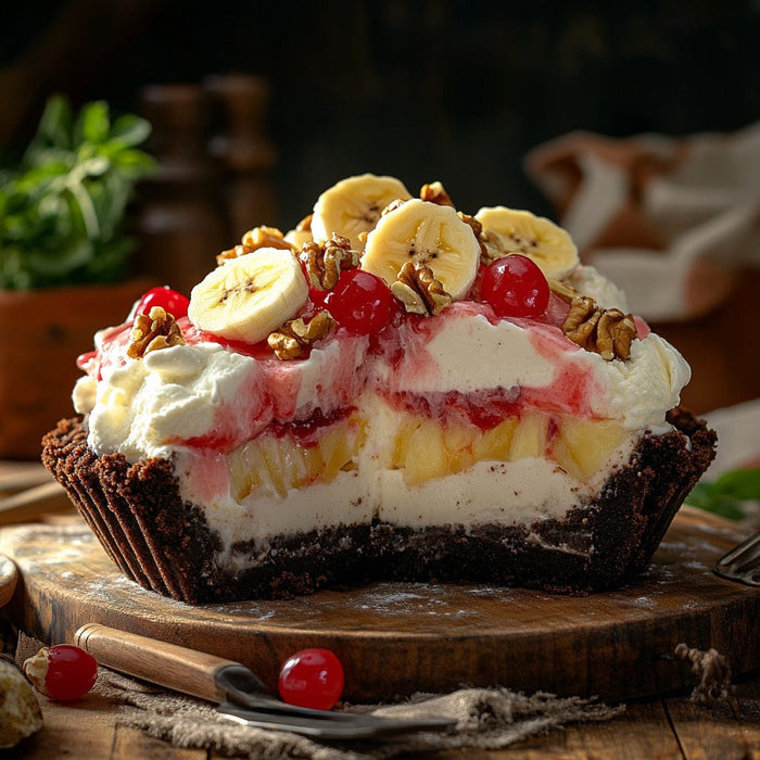 easyChef Pro Banana Split Ice Cream Pie