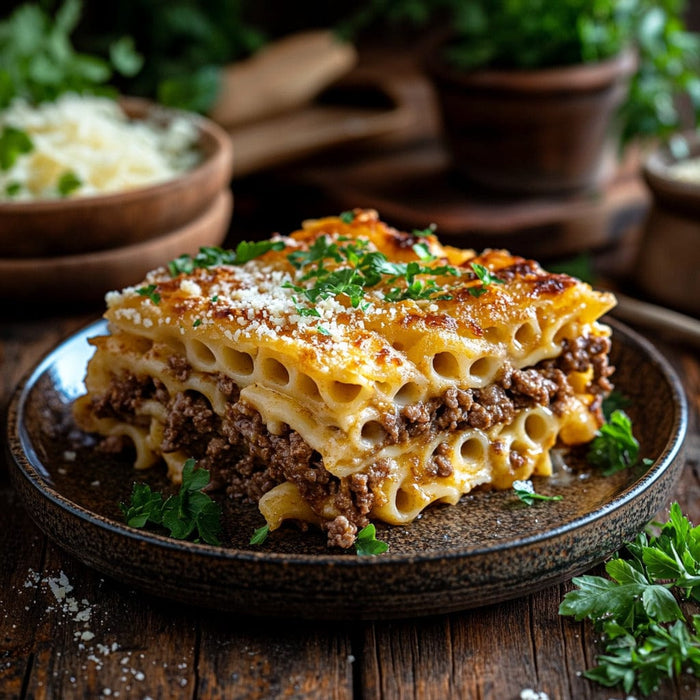 easyChef Pro Beef Pastitsio Casserole