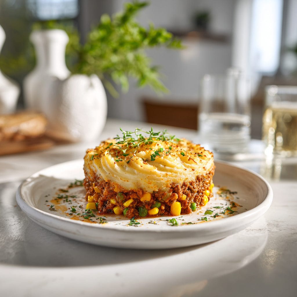 easyChef Pro Bold Mexican Shepherd's Pie with Garlic Mashed Potatoes