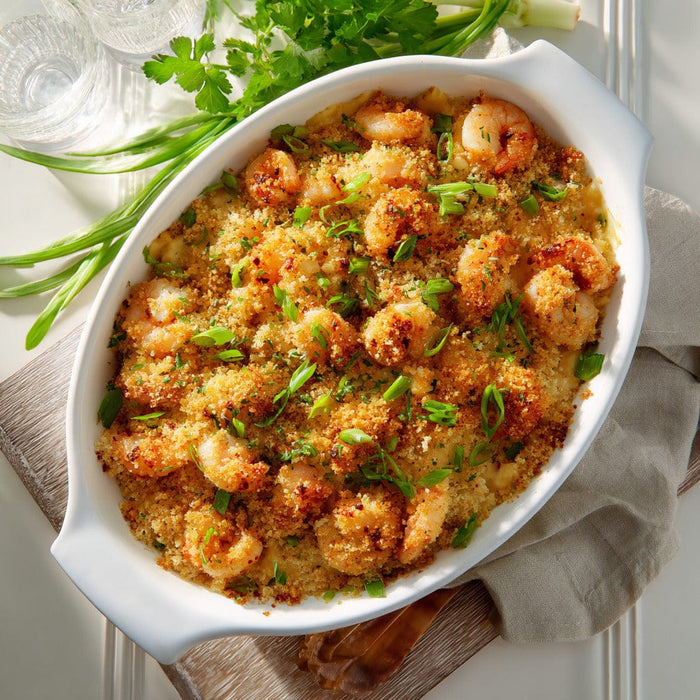 easyChef Pro Cajun Crawfish Gratin with Horseradish Kick