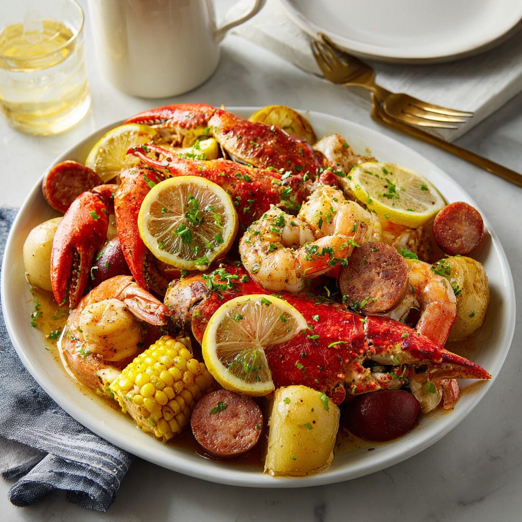 easyChef Pro Cajun Seafood Extravaganza with Spicy Sausage and Sweet Corn