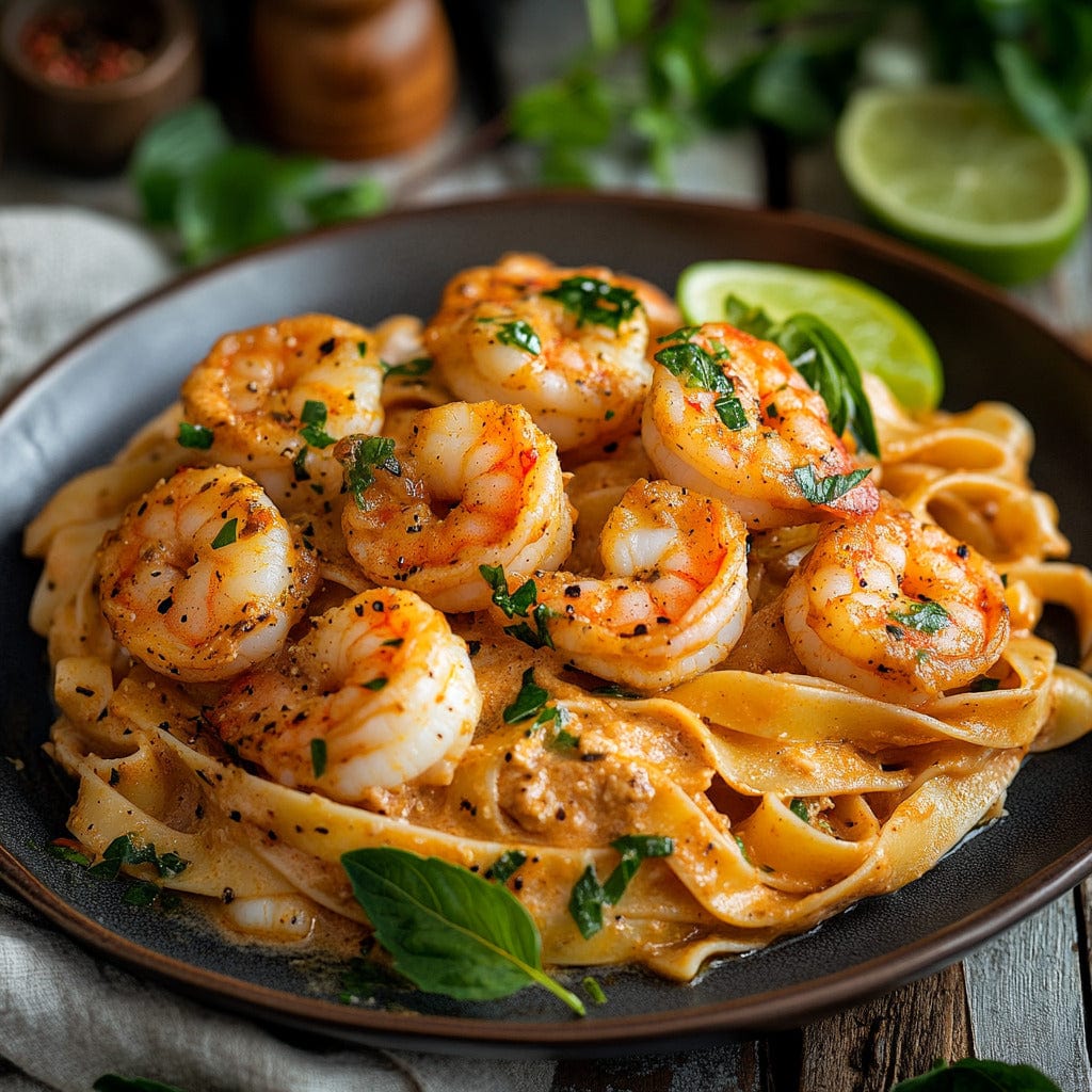easyChef Pro Cajun Seafood Fettuccine