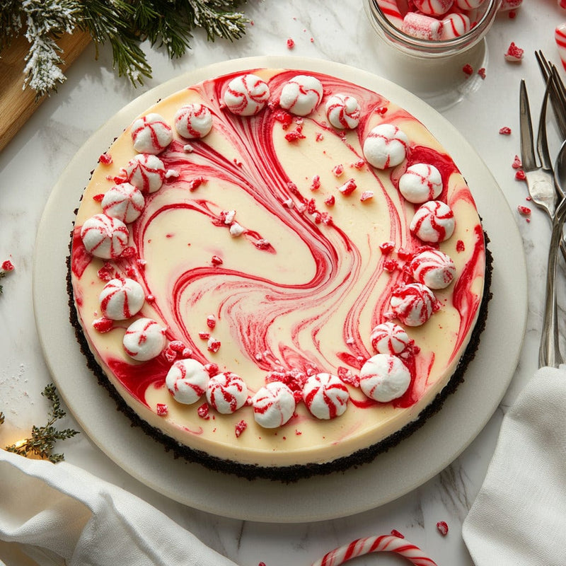 easyChef Pro Candy Cane Cheesecake
