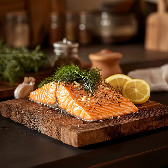 easyChef Pro Cedar Plank Salmon