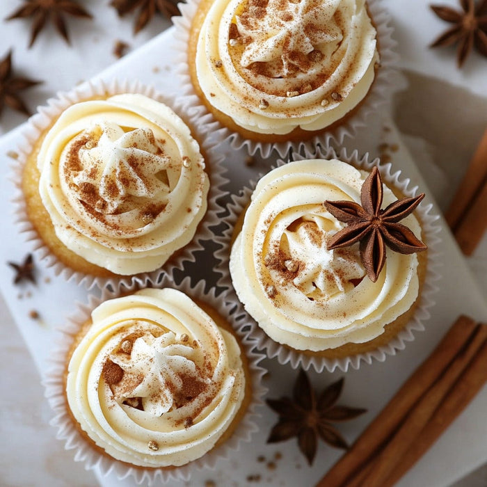 easyChef Pro Chai-Spiced Vanilla Cupcakes