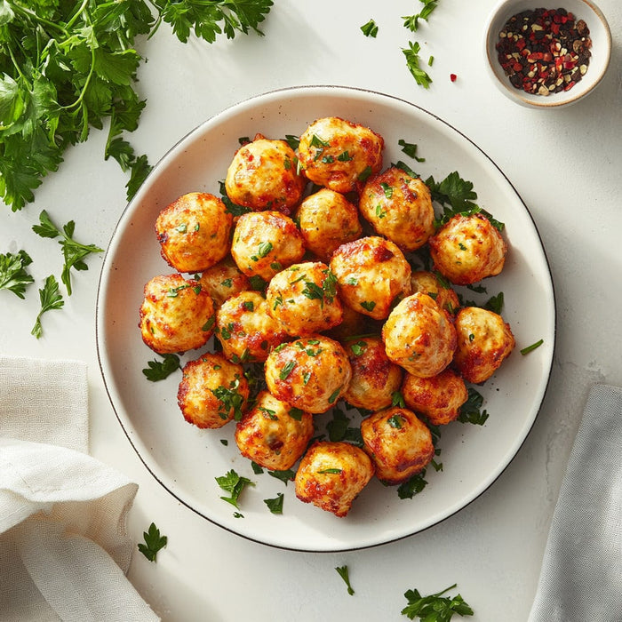 easyChef Pro Cheddar Cayenne Olive Bites