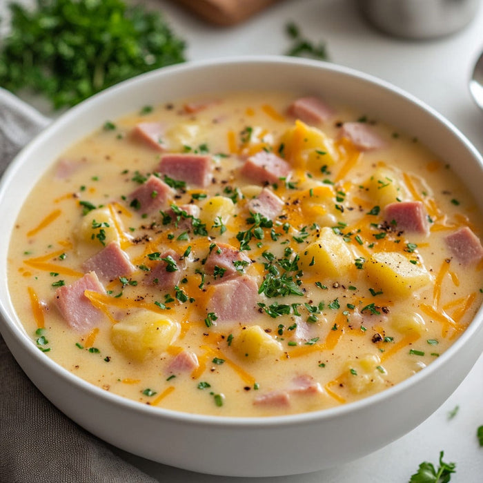 easyChef Pro Cheddar Ham Potato Soup