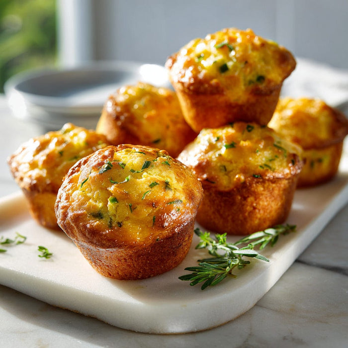 easyChef Pro Cheddar Jalapeño Corn Muffins