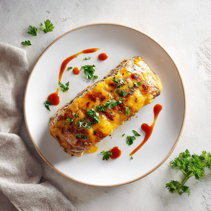 easyChef Pro Cheesy Burger Meatloaf Roll-Up