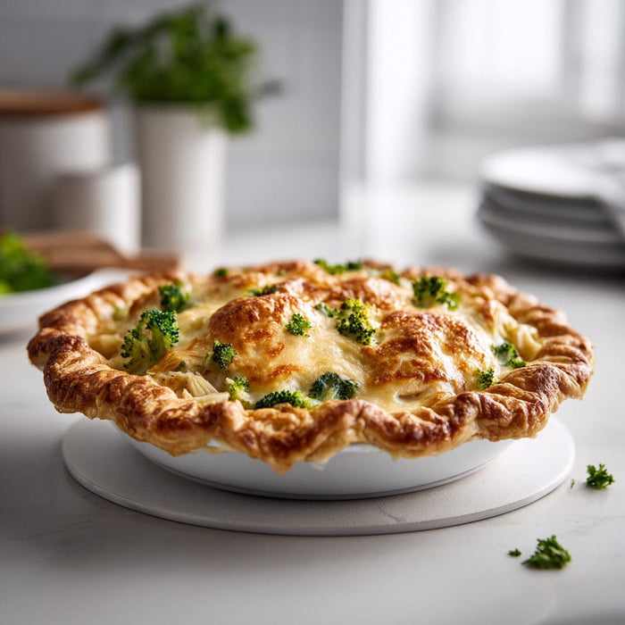 easyChef Pro Cheesy Chicken & Broccoli Comfort Pie