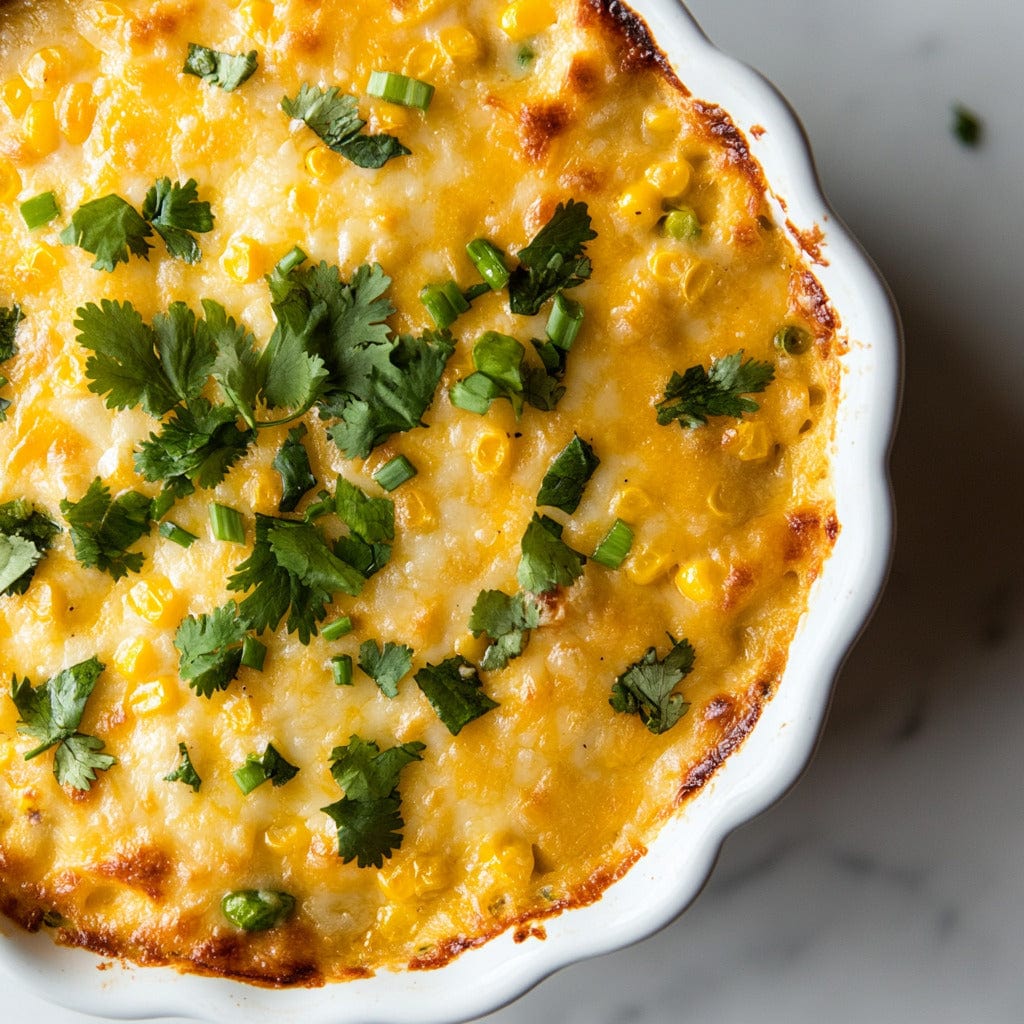 easyChef Pro Cheesy Corn Casserole with Green Chiles