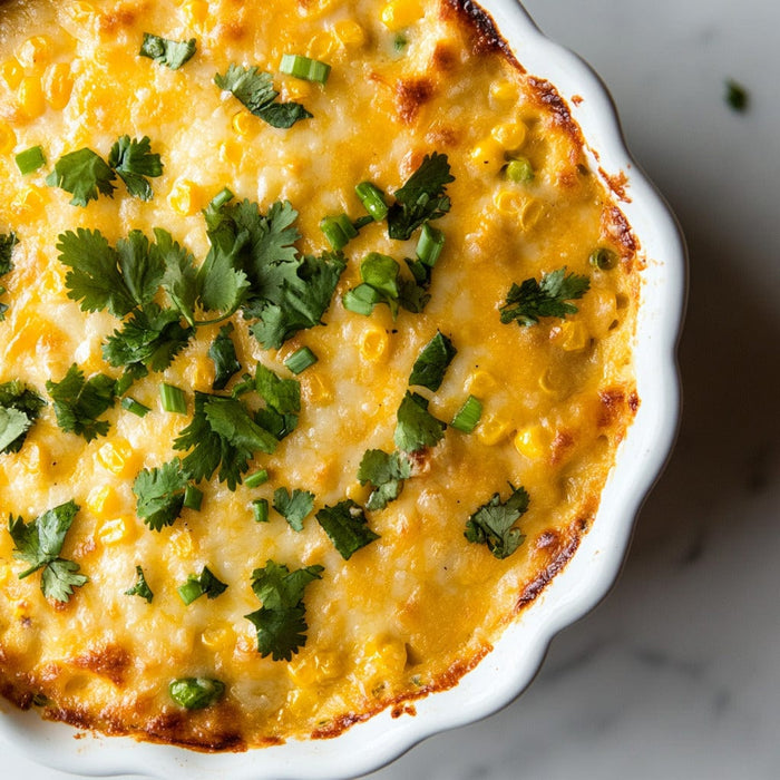 easyChef Pro Cheesy Corn Casserole with Green Chiles