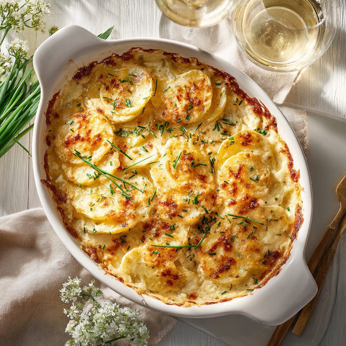 easyChef Pro Cheesy Garlic Au Gratin Potatoes