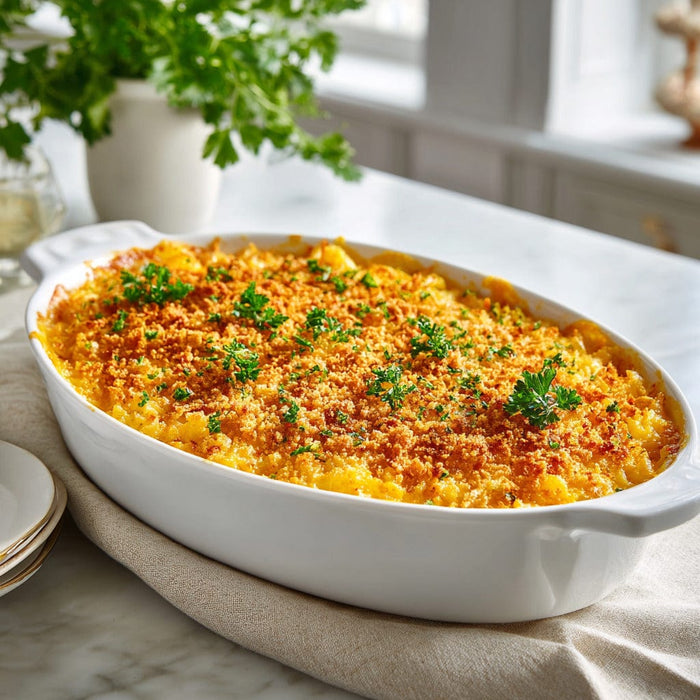 easyChef Pro Cheesy Hash Brown Casserole with Crunchy Topping