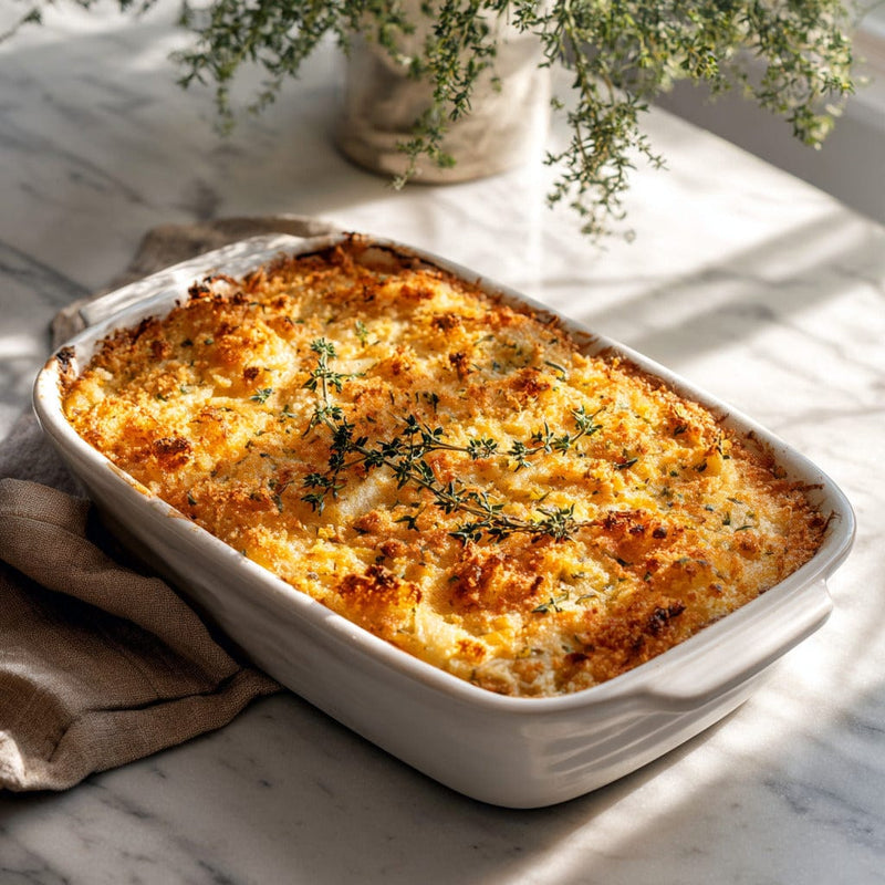 easyChef Pro Cheesy Herb-Infused Hash Brown Casserole