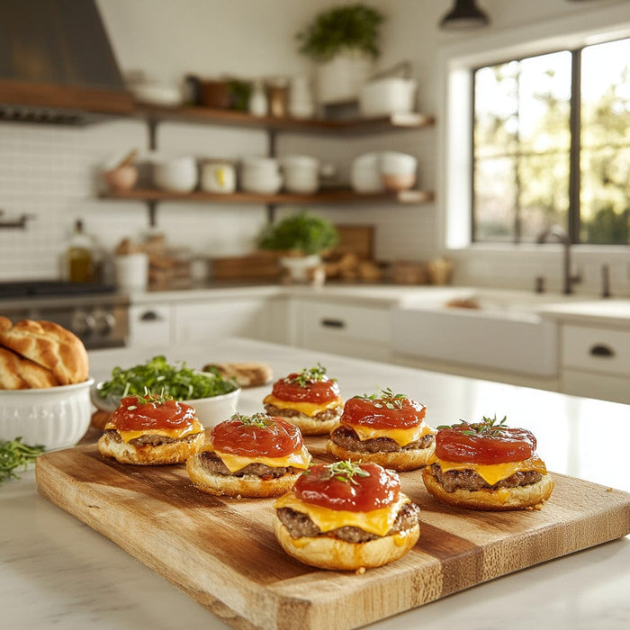 easyChef Pro Cheesy Mini Burger Bites